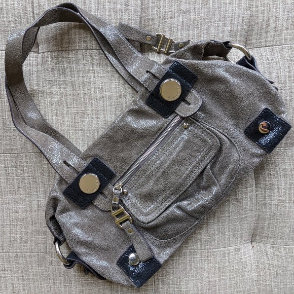 B. Makowsky Soft Leather Shoulder bag - Picture 1 of 8